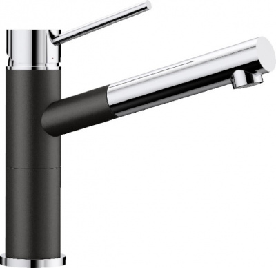 Смеситель BLANCO ALTA-S Compact хром/черный