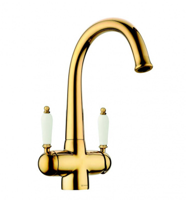 Смеситель OMOIKIRI Okinawa-2-G латунь/золото