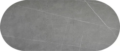 Кухонный стол Signal Gaston ceramic 140-180/100 (серый/черный)