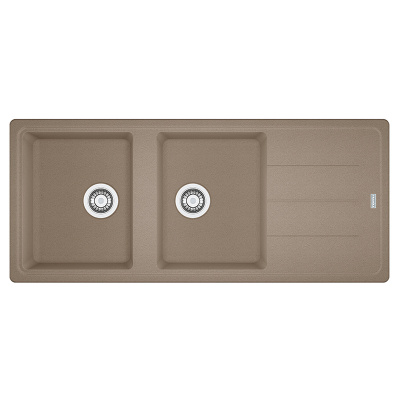 Мойка с сифоном гранит BFG 621 миндаль Franke (114.0367.620)