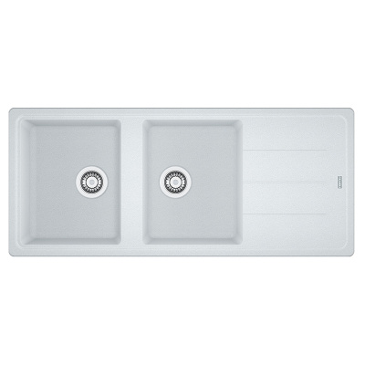 Мойка с сифоном гранит BFG 621 белый Franke (114.0367.616)