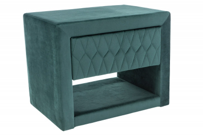 Тумбочка прикроватная SIGNAL AZURRO VELVET зеленый