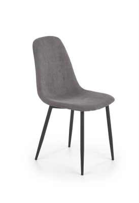 Стул барный SIGNAL AUGUST C H-1 VELVET серый/хром New