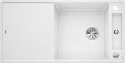 Мойка из силгр. Blanco AXIA III XL 6 S белая, доска стекло