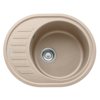 Мойка с сифоном гранит ROG 611-62 бежевый Franke (114.0251.445)