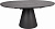 Кухонный стол Signal Angel II 120-160/120 (эффект серого мрамора/черный)