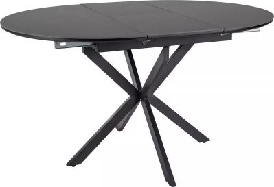 Кухонный стол Signal Gaston ceramic 100-135/100 (черный/черный)